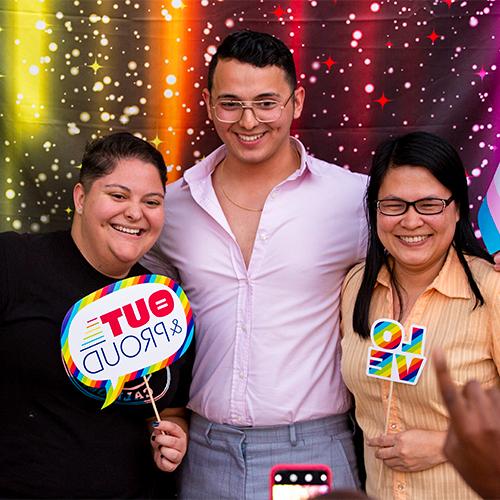 2019年LGBTQ历史月招待会- Thu Nguyen, Christian Aguilar和Gabi Cuna